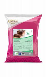 پودر کیک کاکائویی تگرال ساتین شکلات بدون شکرافزوده بسته بندی 1 کیلوگرمی